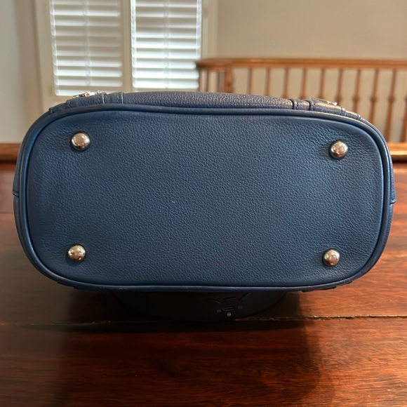 MCM Mini Studded Shoulder Bag w/Detachable Pouch - Picture 7 of 17